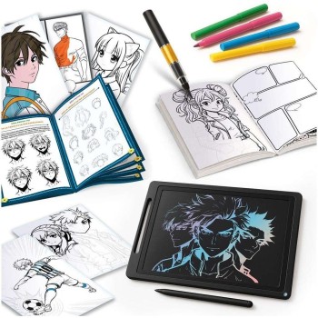 Real Fun Toys Kids Art Manga Academy Design Workshop With LCD Drawing Tablet (117352) 03.117352 8008324117369