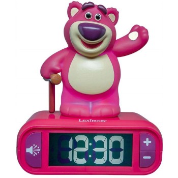 Lexibook Digital Alarm Clock With Night Light, Sound Effects and 3D Disney Pixar Toy Story Lotso (rl800ts1) 25.RL800TS1 33807431