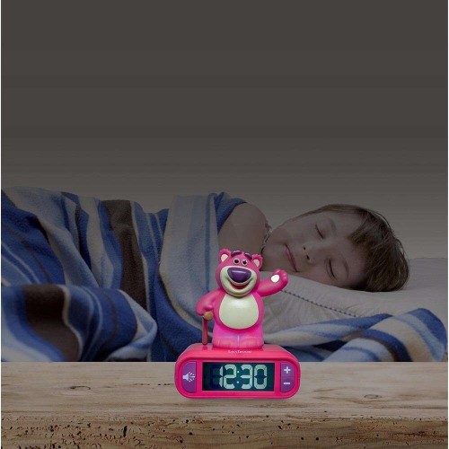 Lexibook Digital Alarm Clock With Night Light, Sound Effects and 3D Disney Pixar Toy Story Lotso (rl800ts1) 25.RL800TS1 33807431