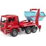 MAN TGA Truck With Recycling Bin - Bruder BR002741 4001702027414