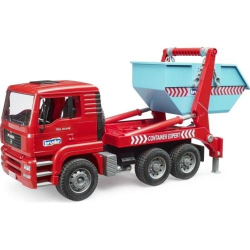 MAN TGA Truck With Recycling Bin - Bruder BR002741 4001702027414