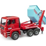 MAN TGA Truck With Recycling Bin - Bruder BR002741 4001702027414