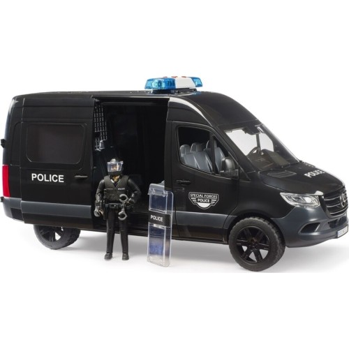 Special Forces Police Mercedes Benz Sprinter With Police - Bruder BR002685 4001702026851