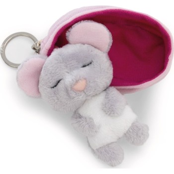 Λούτρινο Μπρελόκ Sleeping Pets 8εκ Ποντίκι σε Καλάθι - Nici  NIC63160 4012390631661