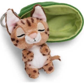Λούτρινο Μπρελόκ Sleeping Pets 8εκ Καρακάλ σε Καλάθι - Nici  NIC63160 4012390631647