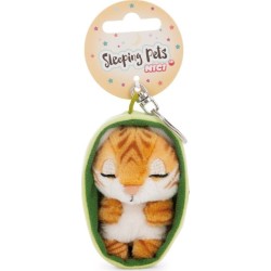 Λούτρινο Μπρελόκ Sleeping Pets 8εκ Τίγρης σε Καλάθι - Nici  NIC63160 4012390631623