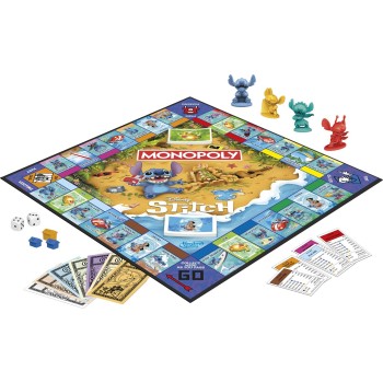 hasbro gaming monopoly disney stitch edition G0388 5010996443540
