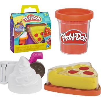 Hasbro Play-Doh Treats To Go Pizza And Milkshake Playset Παιχνίδι Τέχνης Και Χειροτεχνίας G2303 / G3185 5010996357670