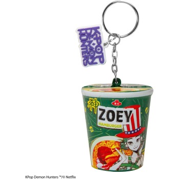 Cinereplicas Zoey Hamburger Noodles Squishy Keychain CR2237 4895205625273