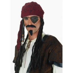 CLOWN Περούκα Caribbean Πειρατή Με Μπαντάνα 70510 5203359705106