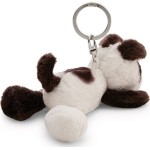 Plush White Dog Keychain 10cm - Nici NIC62131 4012390621310