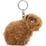Capy-barbara Μπρελόκ Λούτρινο Capybara Καθιστό 10εκ - Nici  NIC61220 4012390612202