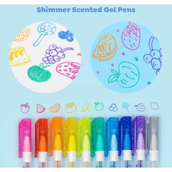 tiger tribe Scented Glitter Pens 94411 9341736102172