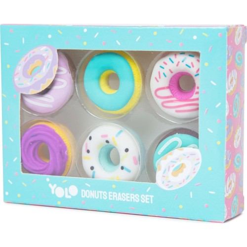 Yolo Flavored Erasers - Donuts 90810 7290122396270