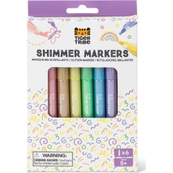 tiger tribe Glitter Markers 94412 9341736102189
