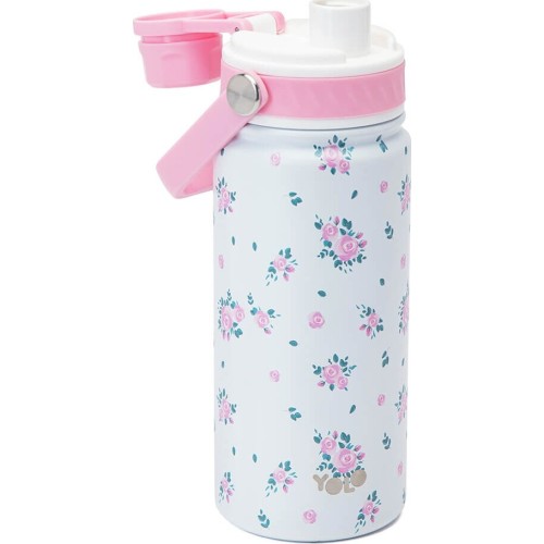 Yolo Metallic Thermos With Handle 500ml – Floral 90536 7290122392746