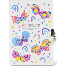 tiger tribe Notebook With Key - Butterflies 10713 9341736100925