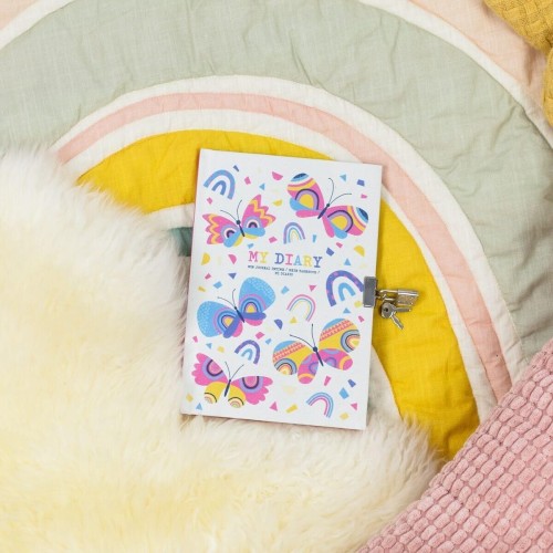 tiger tribe Notebook With Key - Butterflies 10713 9341736100925