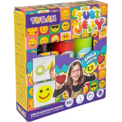 Tuban Σετ Tubi Jelly Emoji για Δημιουργία 3D Φιγούρων gel - 3 Χρώματα TU3837 5901087038373
