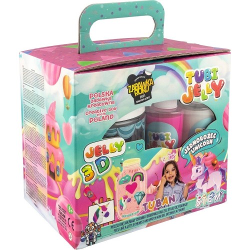 Tuban Set Tubi Jelly Unicorns With 6 Colors & Small Aquarium TU3328 5901087033286