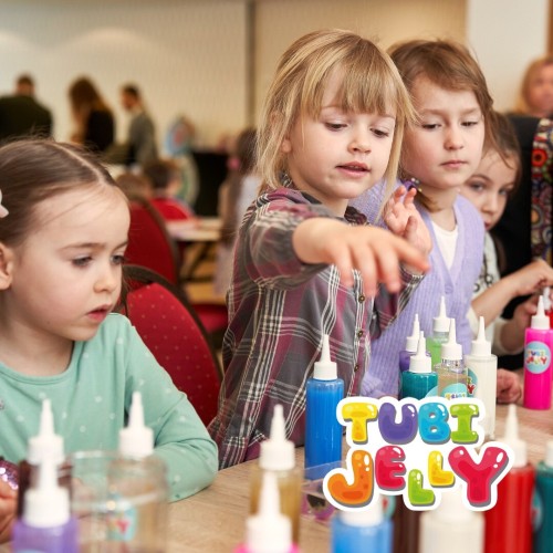 Tuban Σετ Tubi Jelly Ζώα για Δημιουργία 3D Φιγούρων gel - 6 Χρώματα TU3326 5901087033262