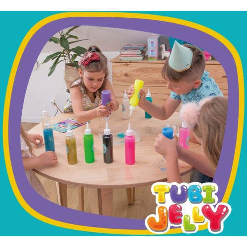 Tuban Σετ Tubi Jelly Ζώα για Δημιουργία 3D Φιγούρων gel - 6 Χρώματα TU3326 5901087033262