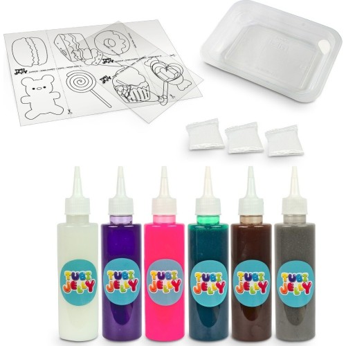 Tuban Σετ Tubi Jelly Γλυκά για Δημιουργία Φιγούρων gel - 6 Χρώματα TU3323 5901087033231