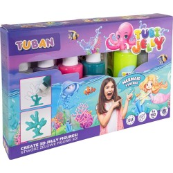 Tuban Tubi Jelly Mermaid Set for Creating Gel Figures - 6 Colors TU3322 5901087033224