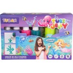 Tuban Σετ Tubi Jelly Γοργόνα για Δημιουργία Φιγούρων gel - 6 Χρώματα TU3322 5901087033224