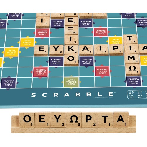 Mattel neo scrabble με ξυλινα γραμματα JLJ58 194735365265