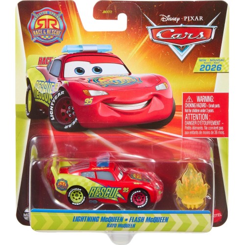 mattel cars αυτοκινητακια με αξεσουαρ cars dc rescue mcqueen JMX72 / JMX73 194735388844