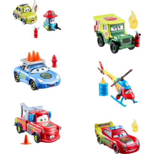 Mattel Disney and Pixar Cars Race & Rescue Die-cast Vehicle & Accessory (styles May Vary) JMX72 / JMX74 194735388851