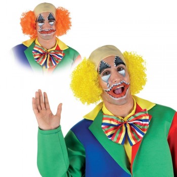CLOWN Περούκα Pepito Κλόουν Με Λάτεξ 2 Χρώματα 71840 5203359718403