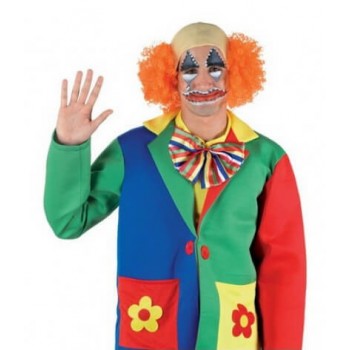 CLOWN Περούκα Pepito Κλόουν Με Λάτεξ 2 Χρώματα 71840 5203359718403
