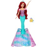 Mattel Disney Princess Ariel Human to Mermaid Transforming Fashion Doll With Flounder & 2 Accessories JLK19 194735365777