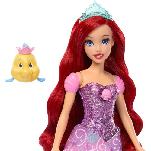 Mattel Disney Princess Ariel Human to Mermaid Transforming Fashion Doll With Flounder & 2 Accessories JLK19 194735365777