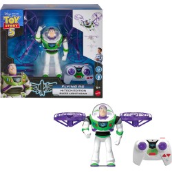 Mattel Disney and Pixar Toy Story 5 Flying RC Hi-tech Edition Buzz Lightyear Action Figure Remote Controlled JKV53 194735356584