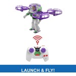 Mattel Disney and Pixar Toy Story 5 Flying RC Hi-tech Edition Buzz Lightyear Action Figure Remote Controlled JKV53 194735356584