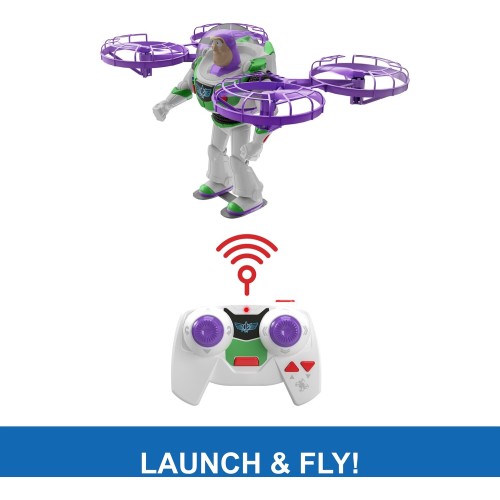 Mattel Disney and Pixar Toy Story 5 Flying RC Hi-tech Edition Buzz Lightyear Action Figure Remote Controlled JKV53 194735356584