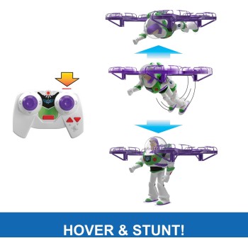Mattel Disney and Pixar Toy Story 5 Flying RC Hi-tech Edition Buzz Lightyear Action Figure Remote Controlled JKV53 194735356584