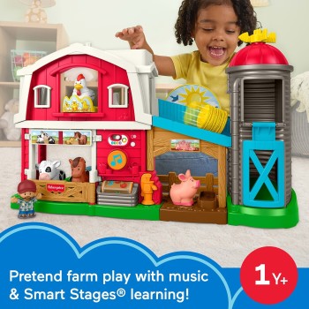 Mattel Fisher-price Little People Caring Fun Animal Farm Playset Toddler Learning Toy, Multilanguage Version JGX08 194735324590
