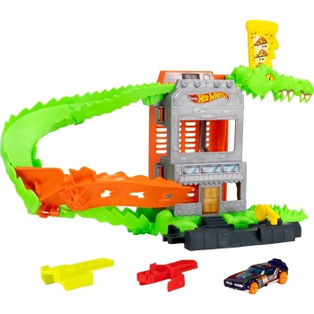 Mattel hot wheels hw city- πίστες με θηρια city croc pizza attack HDR29 / JHL93 194735334957
