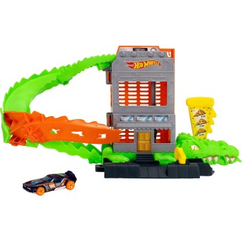 Mattel hot wheels hw city- πίστες με θηρια city croc pizza attack HDR29 / JHL93 194735334957
