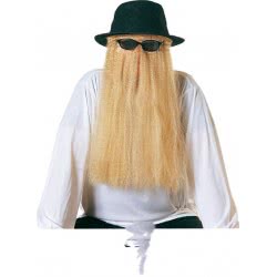 CLOWN Περούκα Noman Καπέλο Και Γυαλιά Zztop 72054 5203359720543