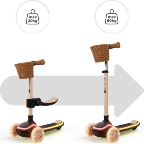 Kinderkraft Children's Skate - Raket UP, Beige KRRAUP00BEG0000 5902533930975