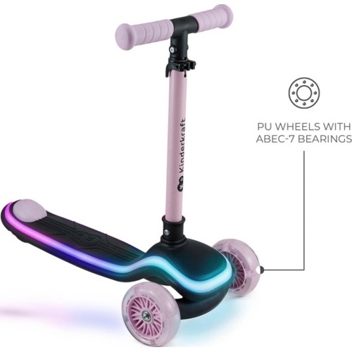 Folding Scooter Kinderkraft - Raket, Pink KRRAKE00PNK0000 5902533927784