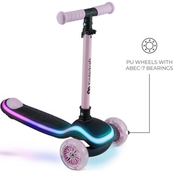 Folding Scooter Kinderkraft - Raket, Pink KRRAKE00PNK0000 5902533927784