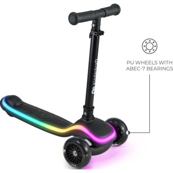 Kinderkraft Folding Scooter - Raket, Black KRRAKE00BLK0000 5902533927777