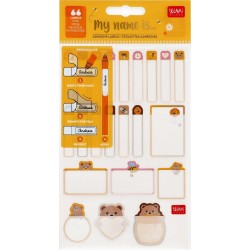 Legami Adhesive Labels With Protective Film - My Name Is... - Teddy Bear teddy bea STK0002 8052694128593
