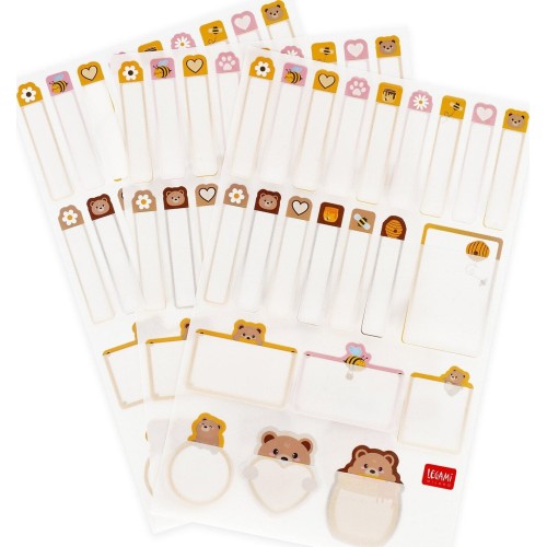 Legami αυτοκόλλητες ετικέτες ονόματος teddy bear 66 τμχ. STK0002 8052694128593